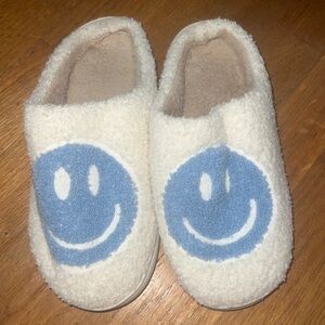 smiley face slippers